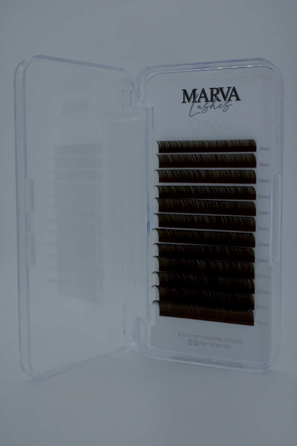 BROWN CLASSIC INDIVIDUAL MIXED TRAY LASHES 0.10 & 0.15