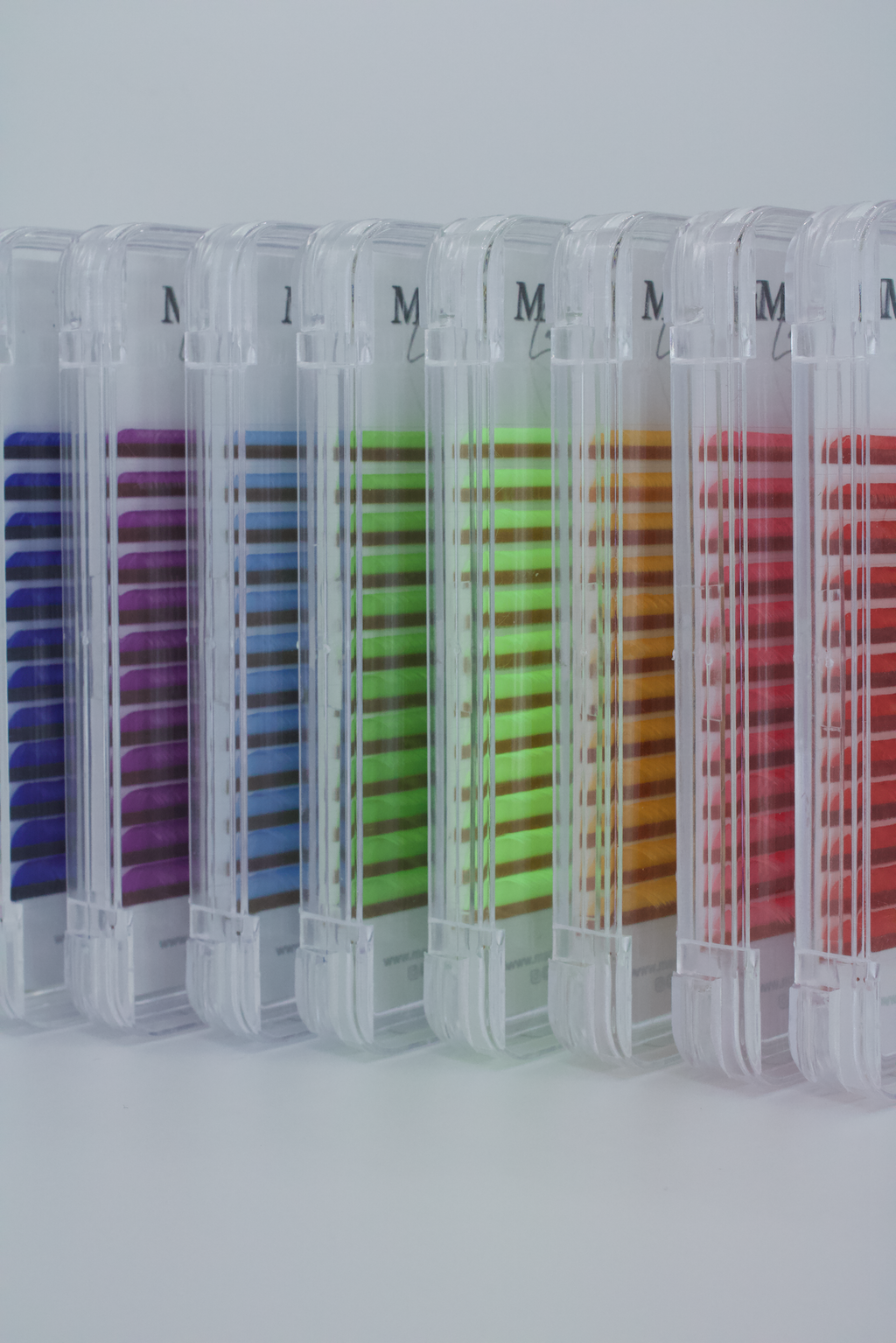 COLOURED VOLUME LASHES MIXED TRAY 0.05