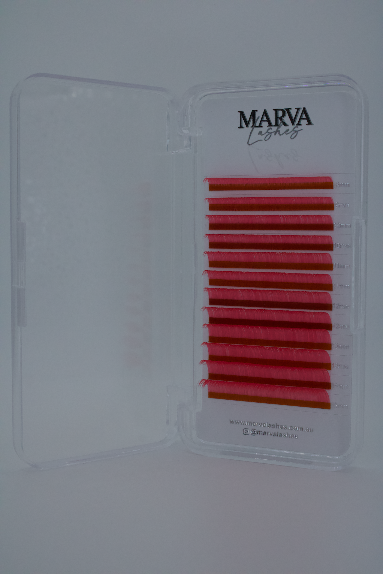 COLOURED VOLUME LASHES MIXED TRAY 0.05