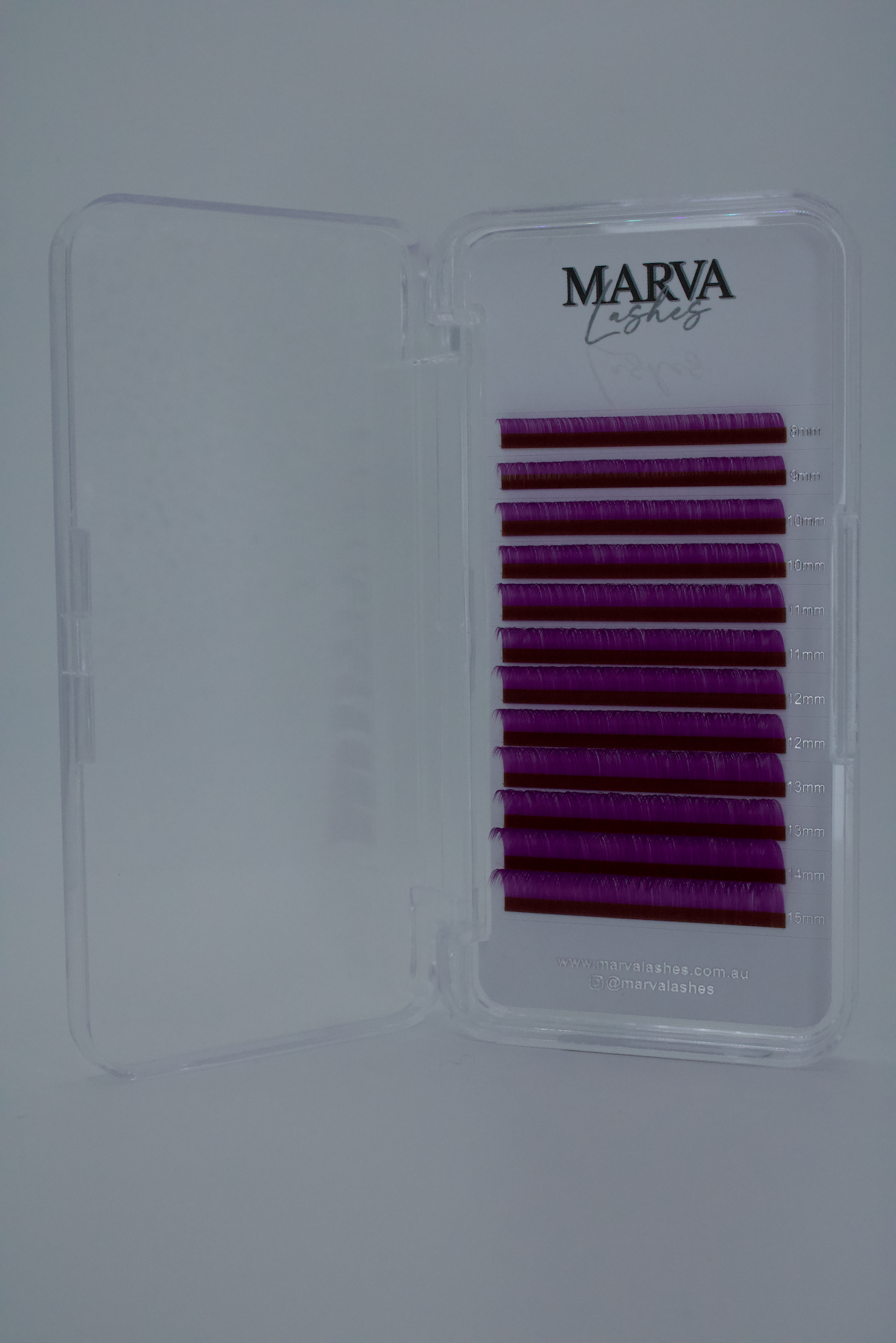 COLOURED VOLUME LASHES MIXED TRAY 0.05