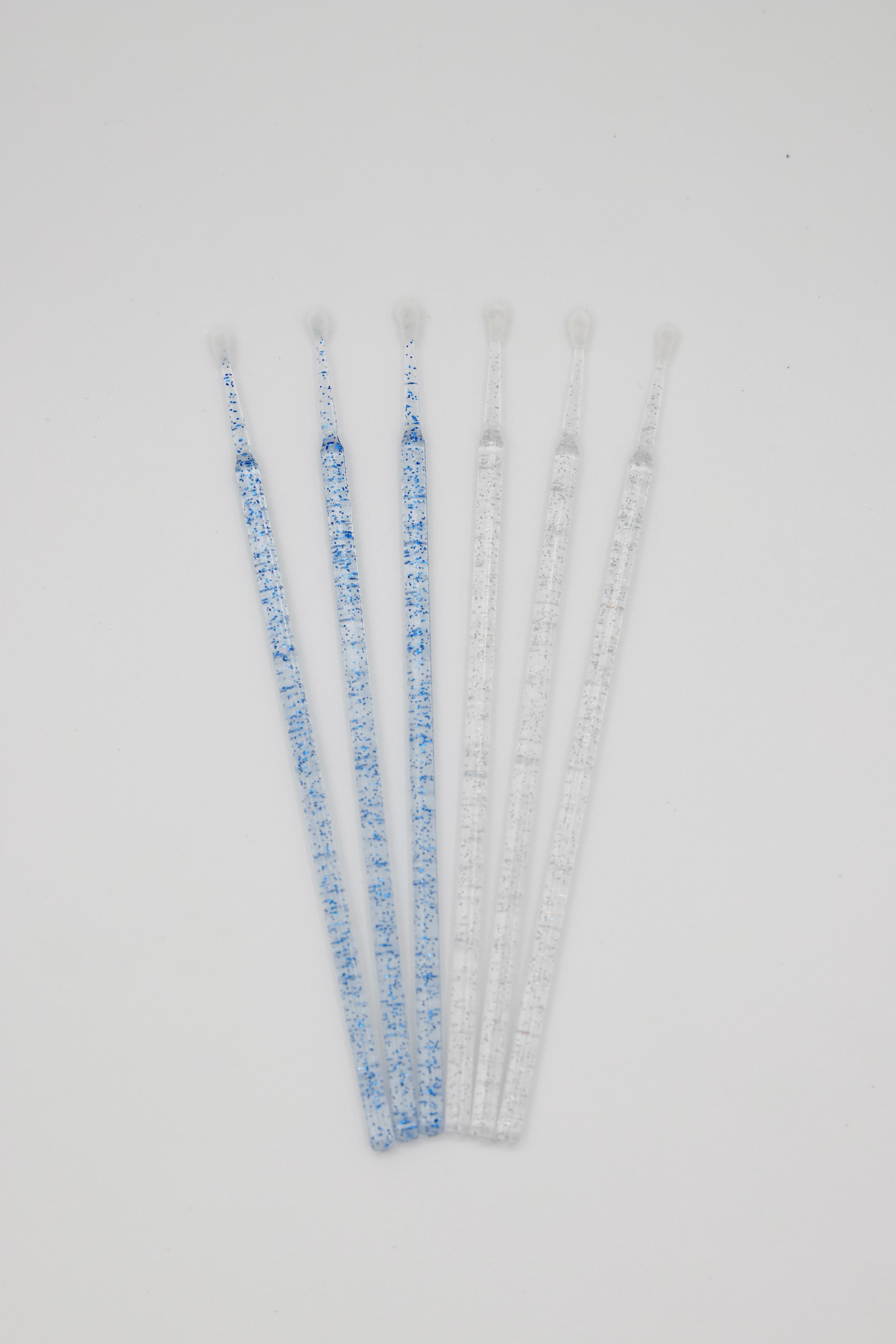 GLITTER MICRO FIBRE SWABS 100PK