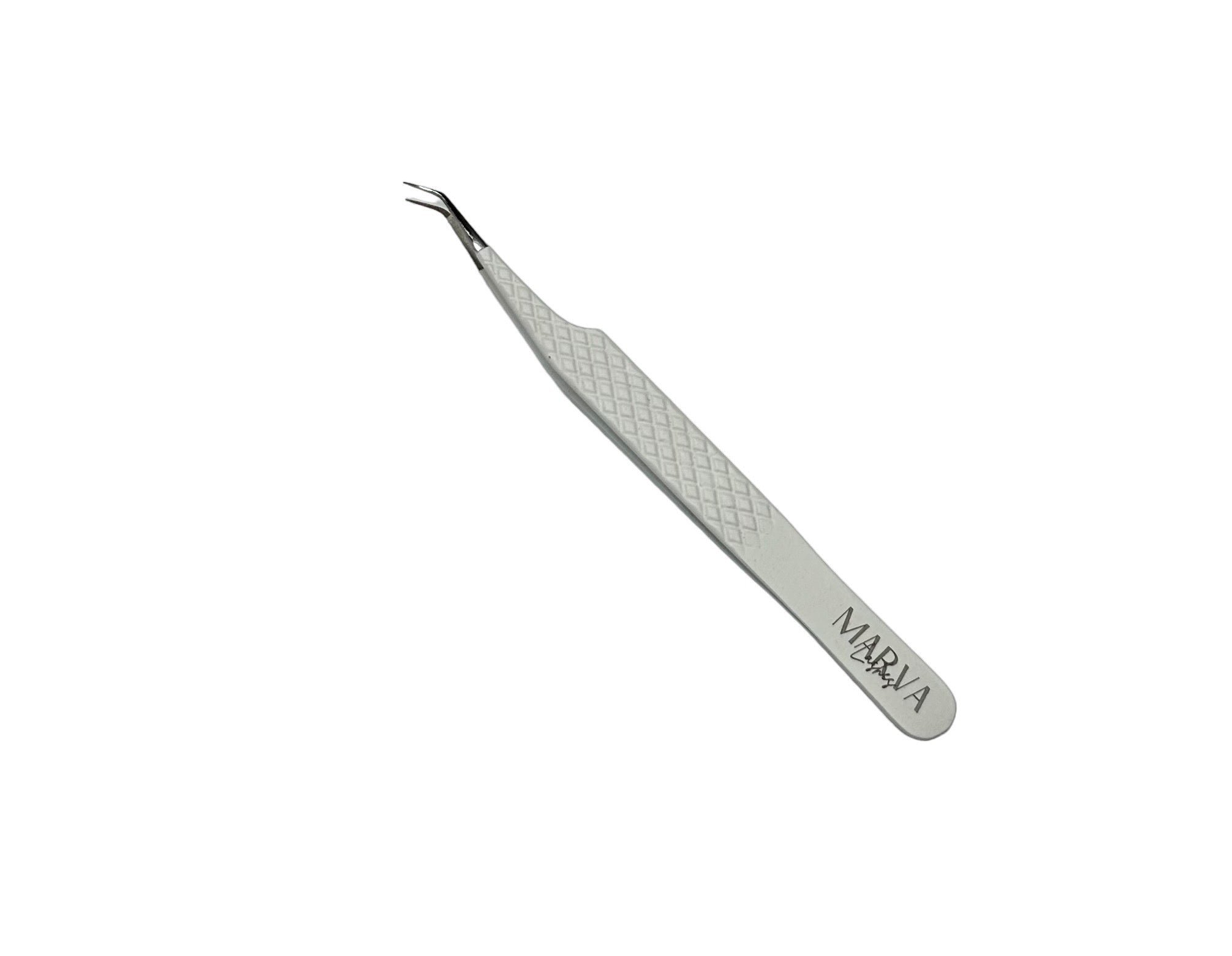 MATTE WHITE 45° ANGLE TWEEZER